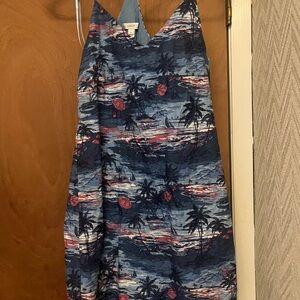 J. Crew Multicolor Halter Dress